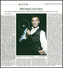 Artikel SZ: Mit Kopf und Herz, 7/2010